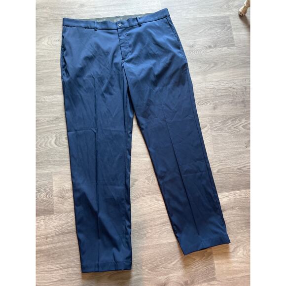 Nike mens navy blue golf pants size 38x32 - Picture 1 of 4